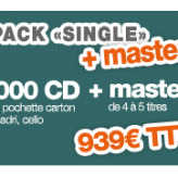 Promos pressage single + mastering